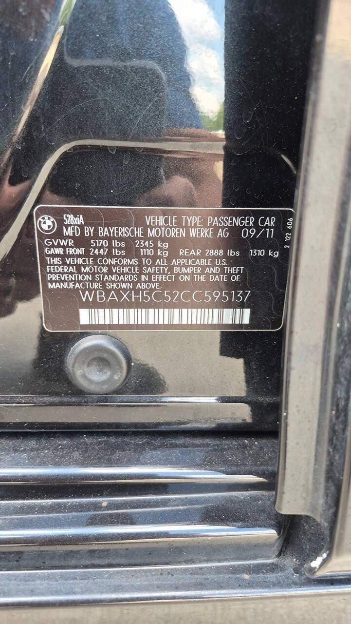 Used 2012 BMW 528i xDrive Sedan AWD/4WD image 75