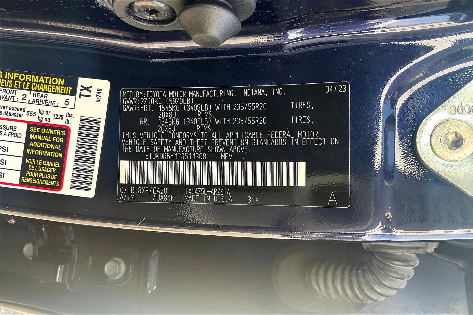 Used 2023 Toyota Highlander XSE AWD/4WD image 38