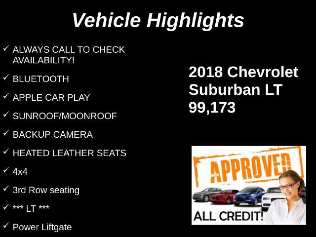 Used 2018 Chevrolet Suburban LT AWD/4WD image 10