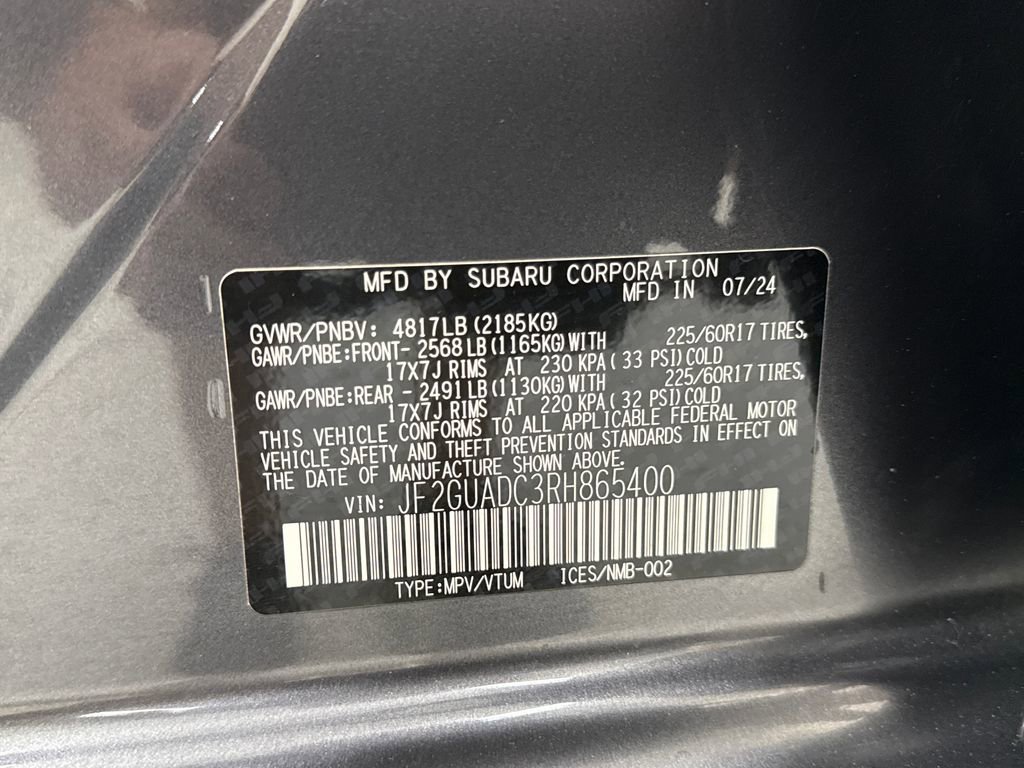 Used 2024 Subaru Crosstrek 2.0i Premium AWD/4WD image 26