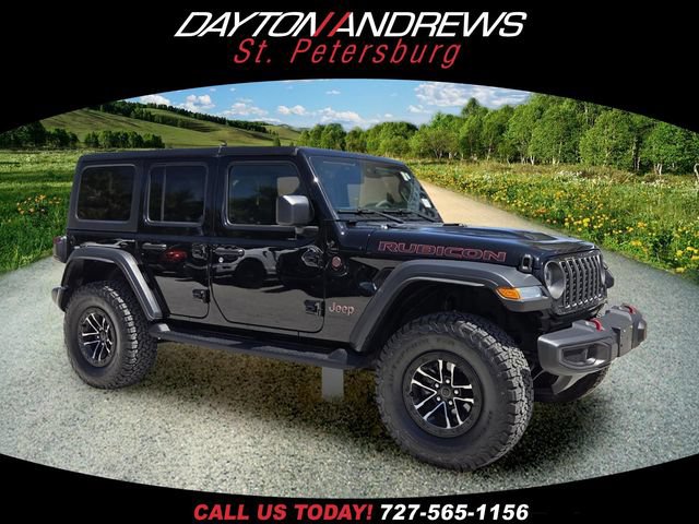 Certified 2025 Jeep Wrangler Unlimited Rubicon w/ XTREMEE 35" Tire Package AWD/4WD image 1