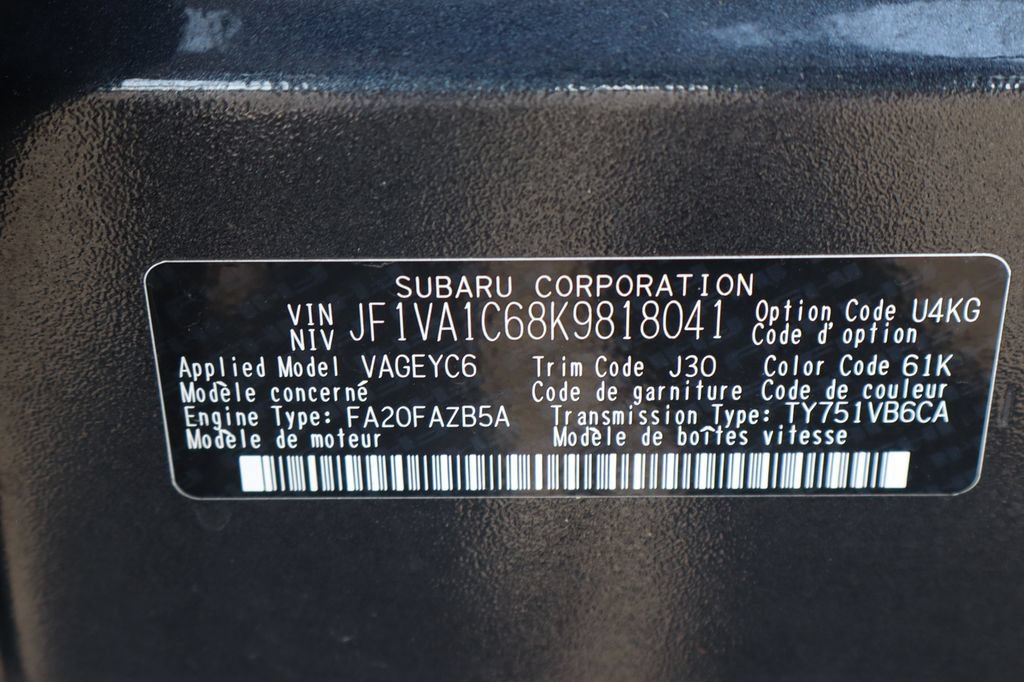 Used 2019 Subaru WRX Premium AWD/4WD image 45