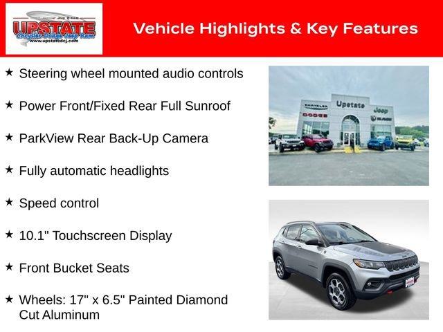 Used 2022 Jeep Compass Trailhawk w/ Sun and Sound Group image 9