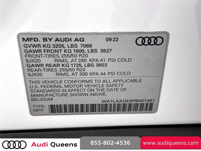 Certified 2023 Audi e-tron Premium Plus w/ Premium Plus Package image 31