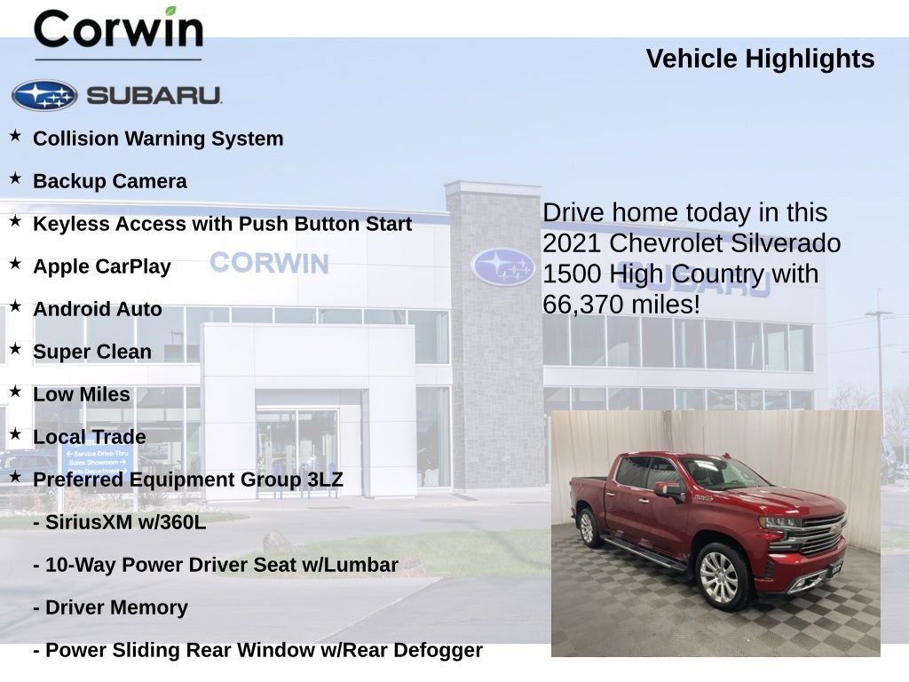 Used 2021 Chevrolet Silverado 1500 High Country image 6