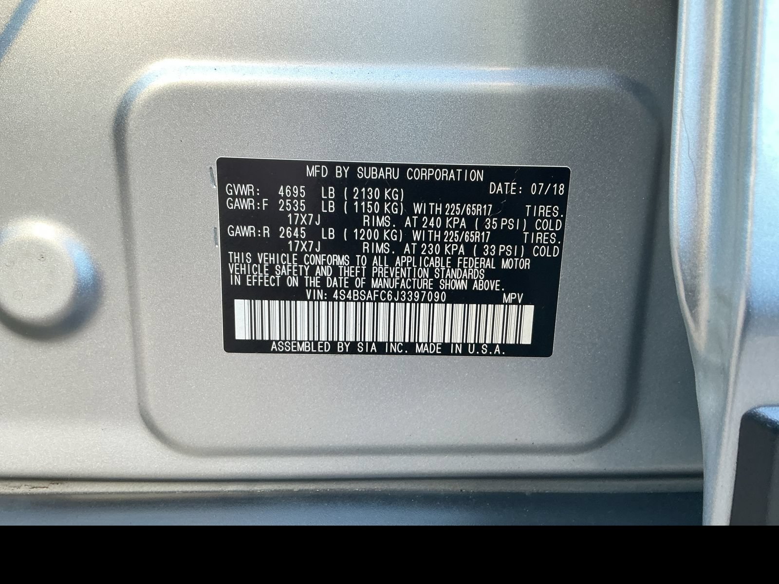 Used 2018 Subaru Outback 2.5i Premium AWD/4WD image 29