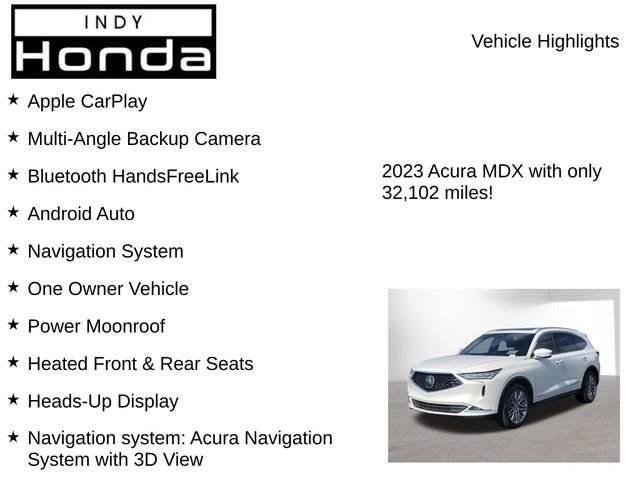 Used 2023 Acura MDX SH-AWD w/ Advance Package image 7