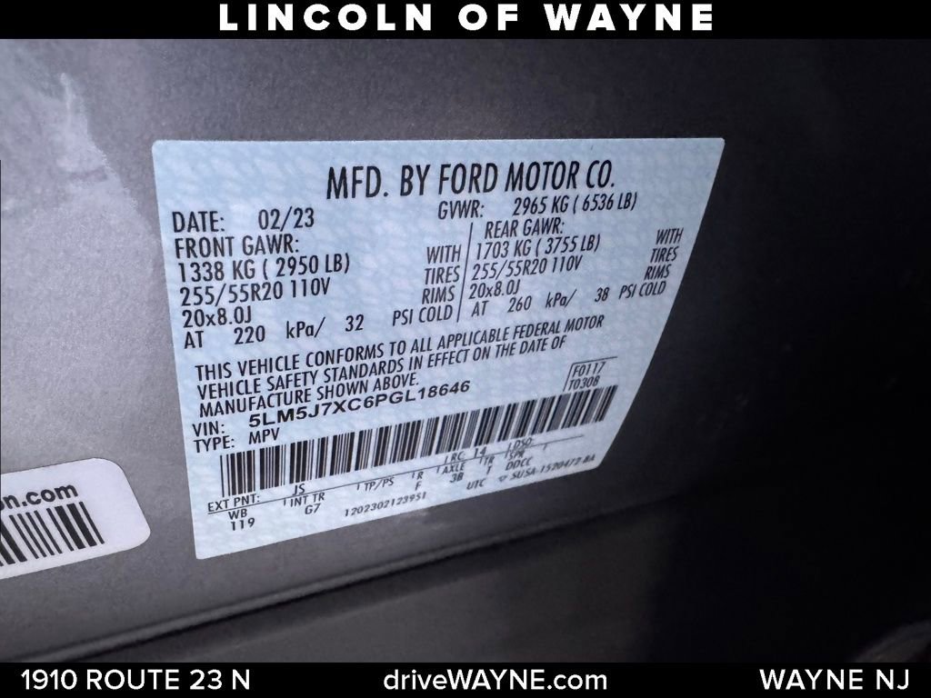 Used 2023 Lincoln Aviator Reserve w/ Elements Package Plus image 29