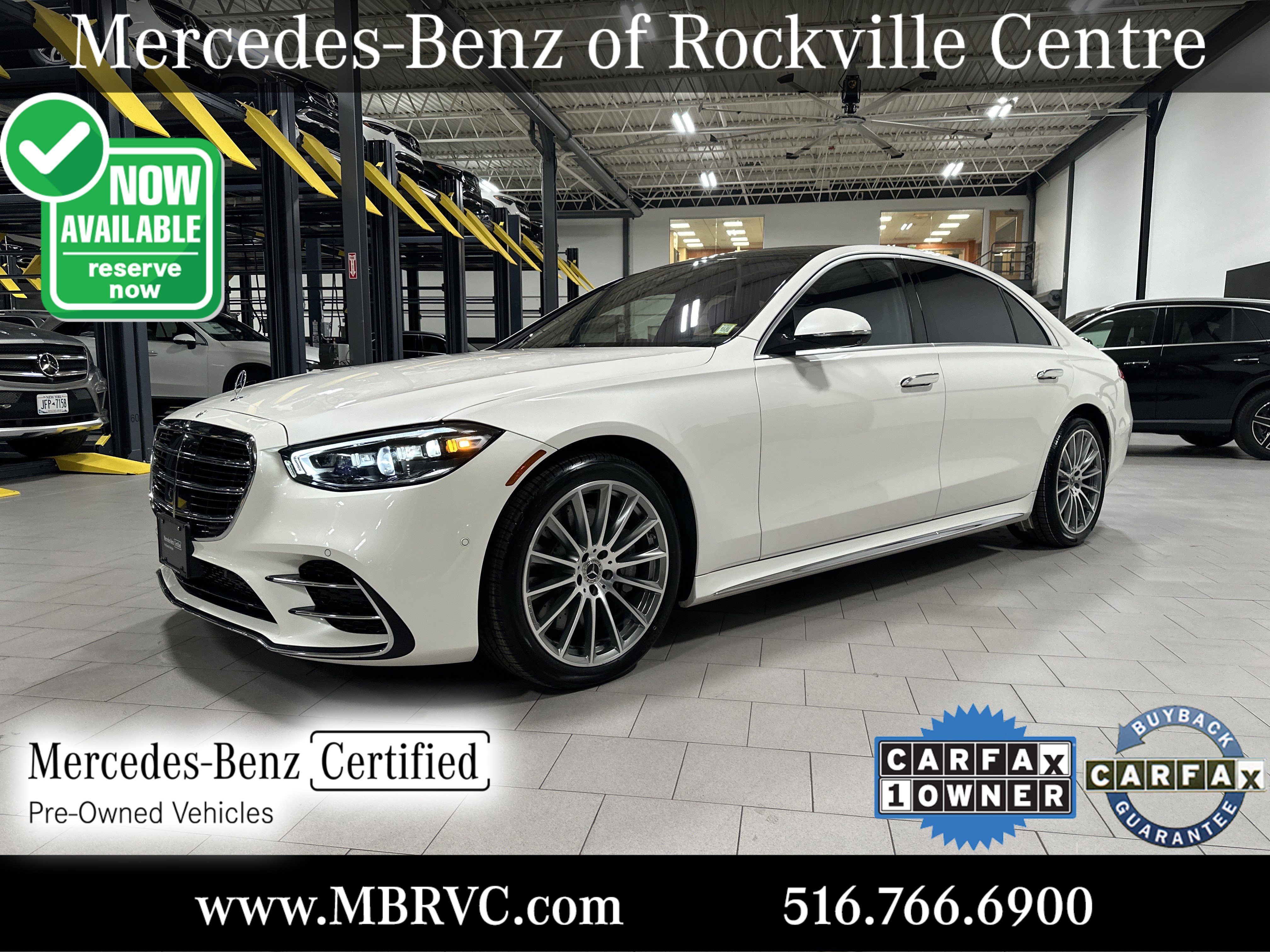 Certified 2022 Mercedes-Benz S 500 4MATIC image 1