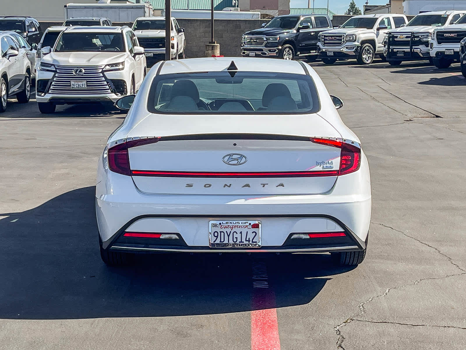 Used 2023 Hyundai Sonata Blue image 3