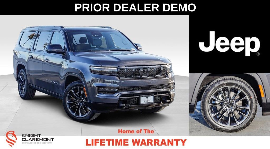 New 2025 Jeep Grand Wagoneer L Series II Obsidian w/ Quick Order Packagew 28T