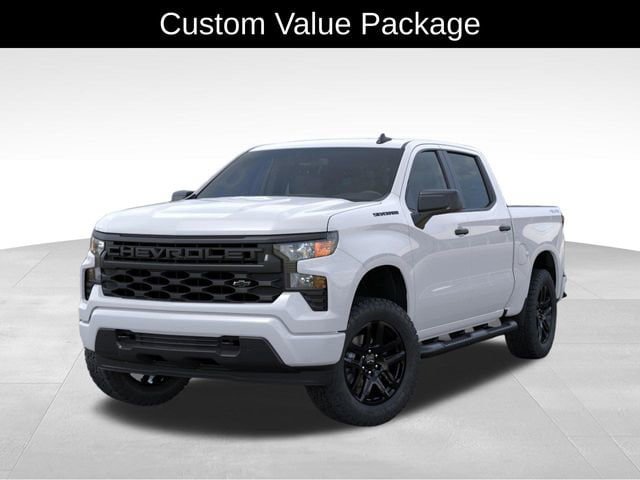 New 2026 Chevrolet Silverado 1500 Custom w/ Turbomax Blackout Package AWD/4WD image 7