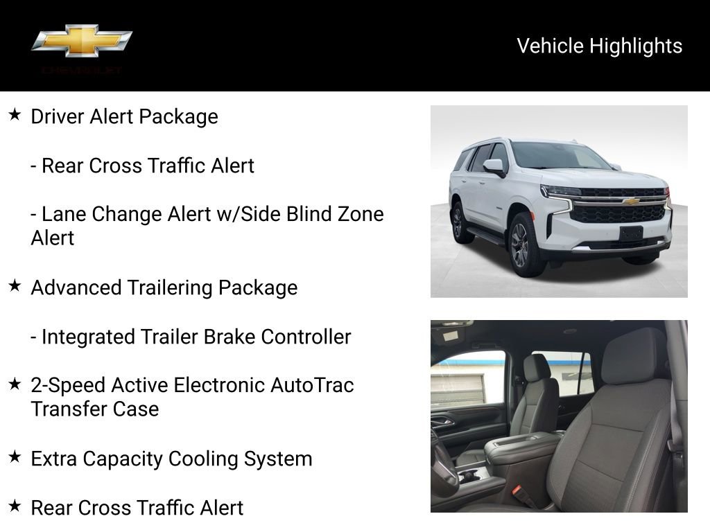 Certified 2024 Chevrolet Tahoe LS w/ Driver Alert Package AWD/4WD image 18