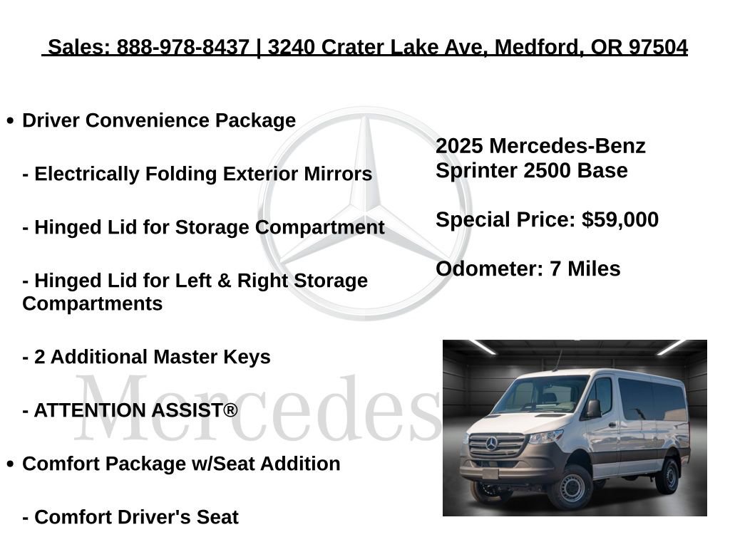 Used 2025 Mercedes-Benz Sprinter 144 Cargo image 10