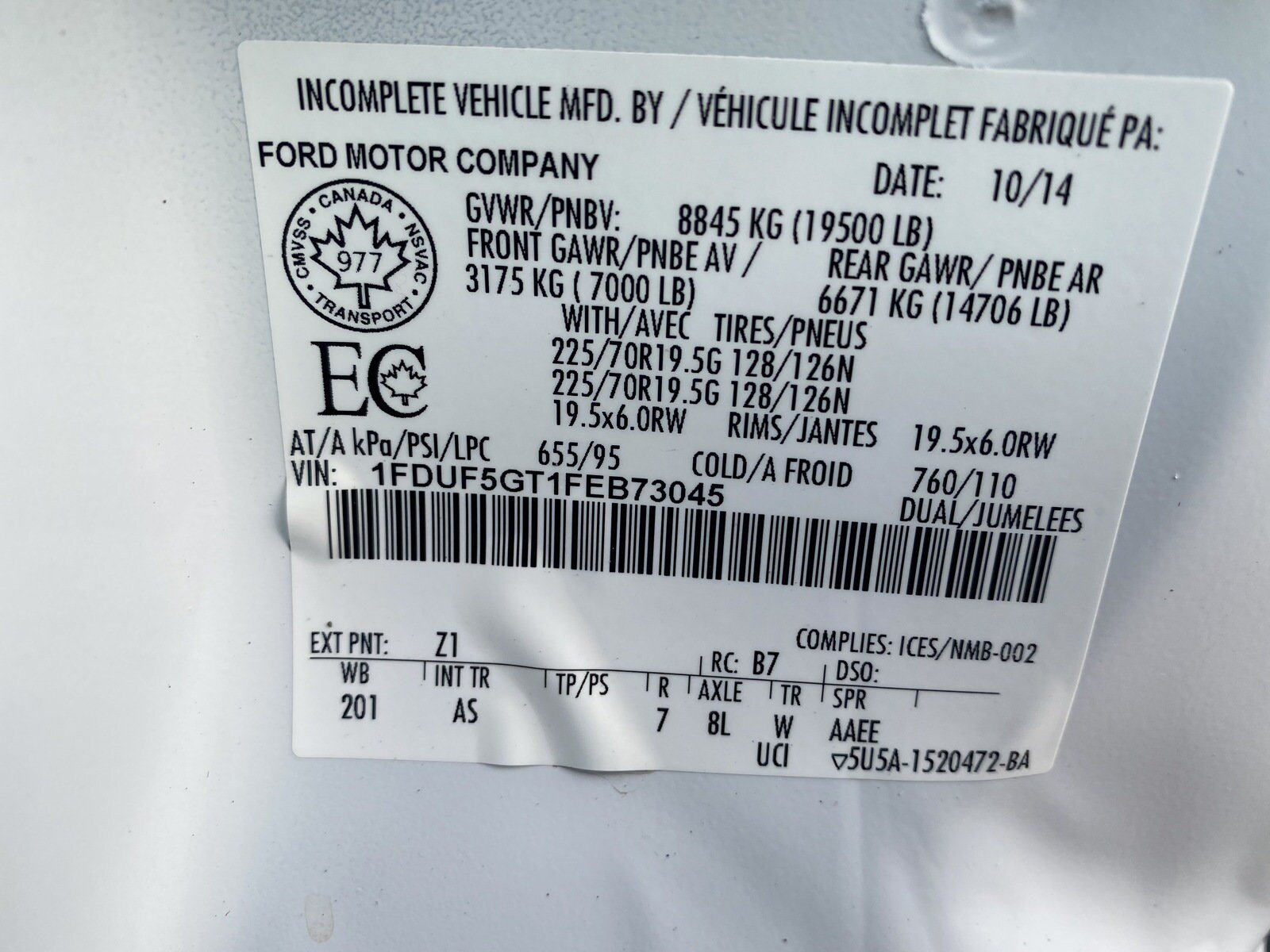 Used 2015 Ford F550 2WD Regular Cab Super Duty image 22
