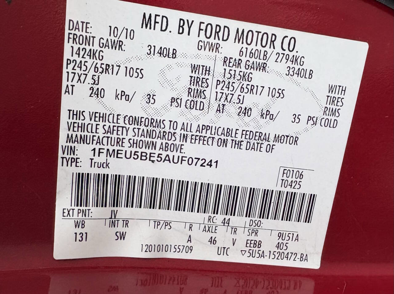 Used 2010 Ford Explorer Sport Trac XLT AWD/4WD image 15