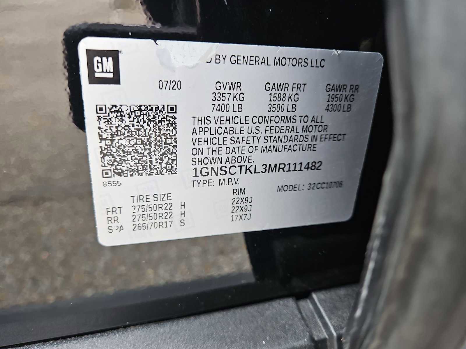 Used 2021 Chevrolet Tahoe High Country w/ Premium Package image 37