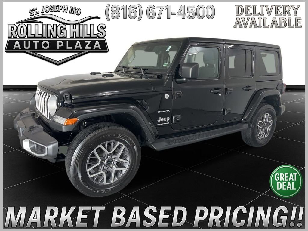 Used 2024 Jeep Wrangler Unlimited Sahara w/ Technology Group
