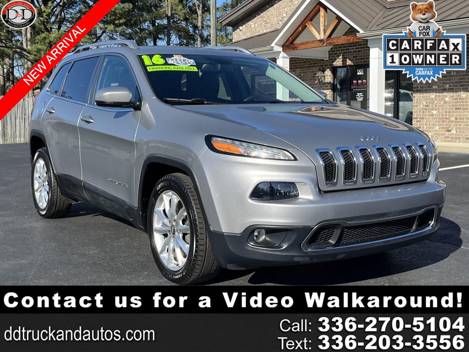 Used 2016 Jeep Cherokee Limited