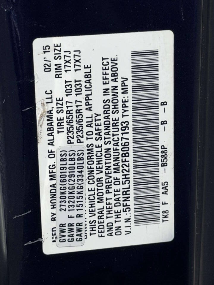 Used 2015 Honda Odyssey LX image 18