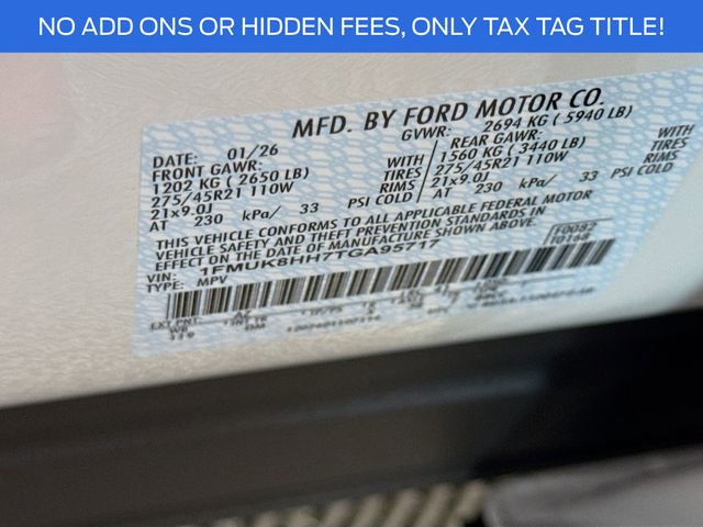 New 2026 Ford Explorer Platinum image 35