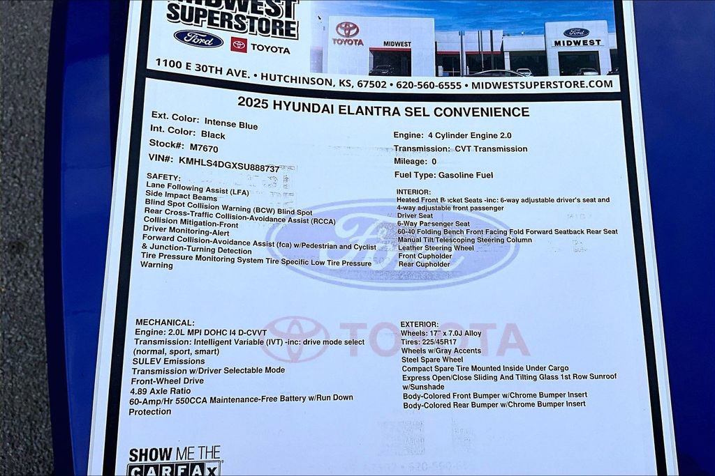 Used 2025 Hyundai Elantra SEL image 29