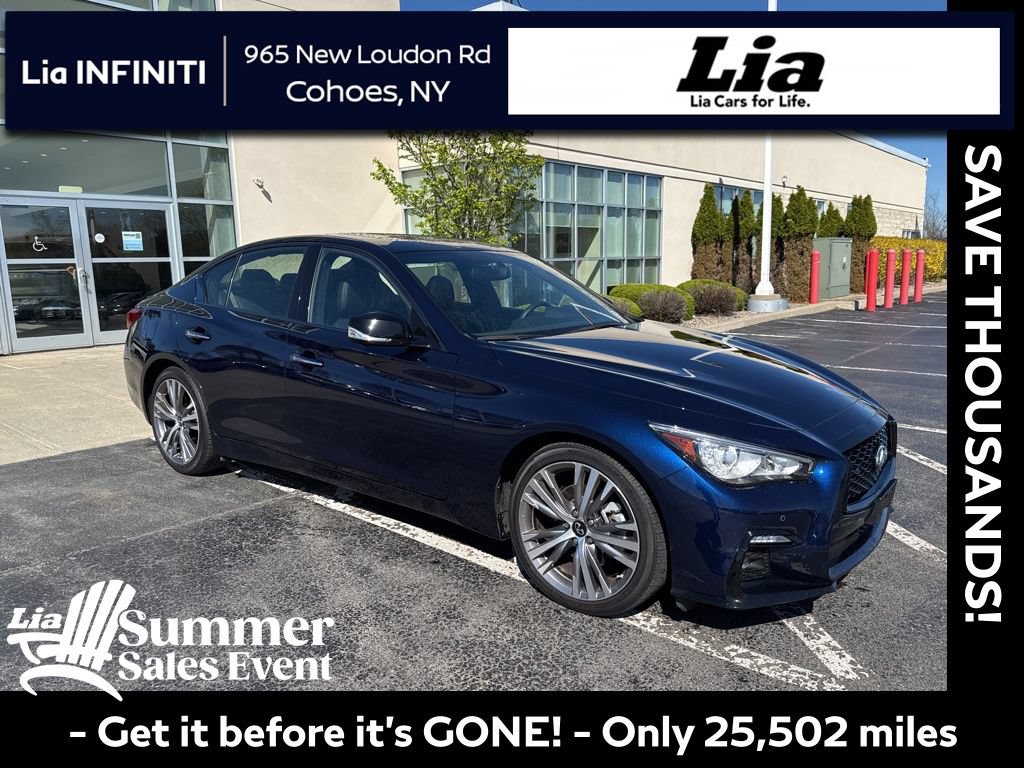 Certified 2023 INFINITI Q50 Sensory AWD/4WD image 1