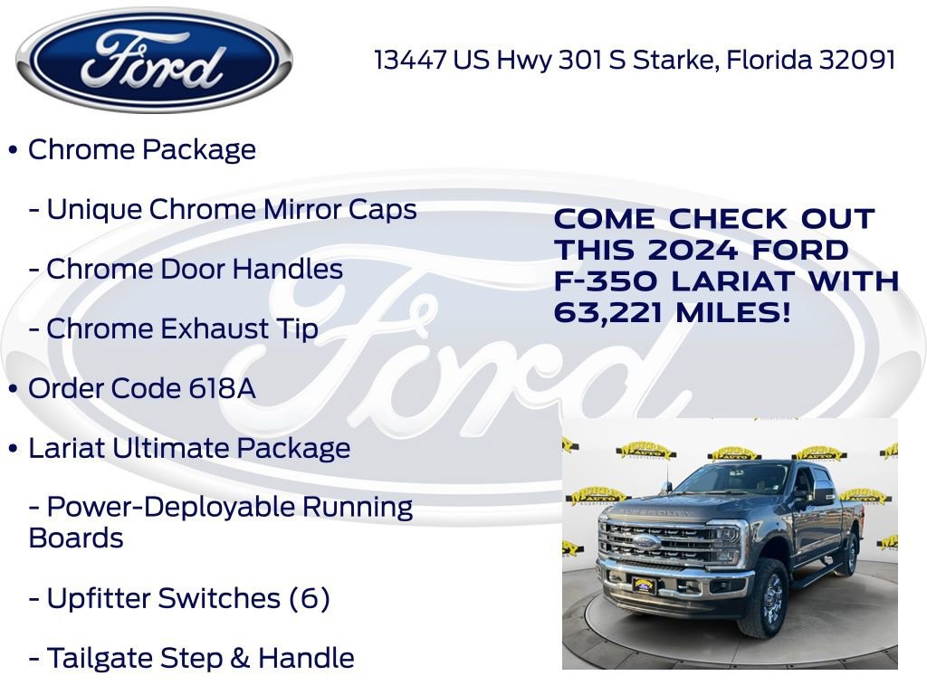 Used 2024 Ford F350 Lariat w/ Lariat Ultimate Package image 20