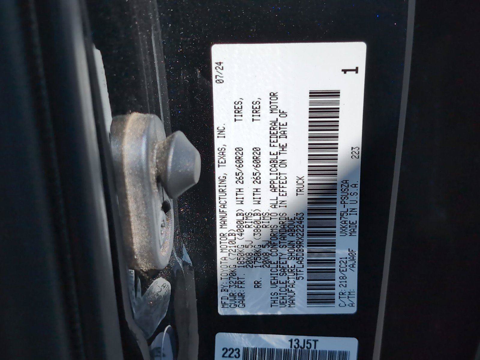 Used 2024 Toyota Tundra SR5 w/ SR5 Premium Package AWD/4WD image 13