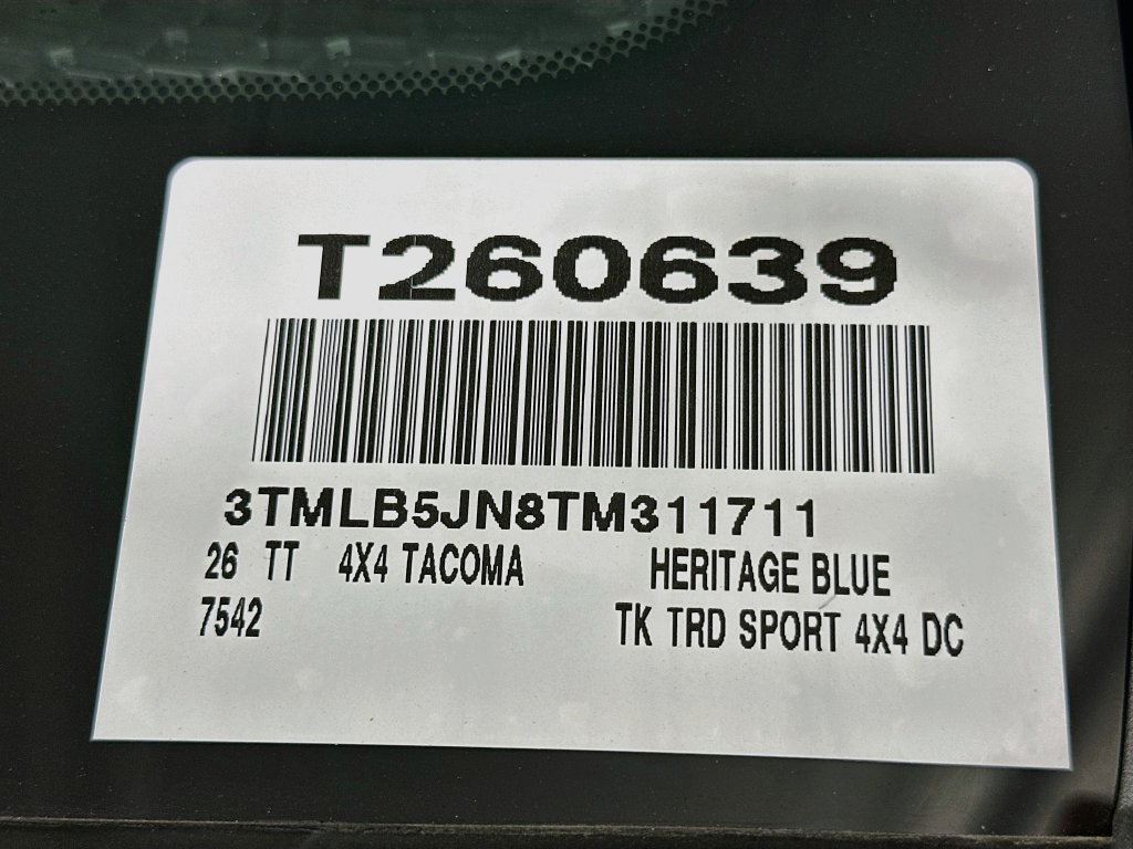 New 2026 Toyota Tacoma TRD Sport AWD/4WD image 18