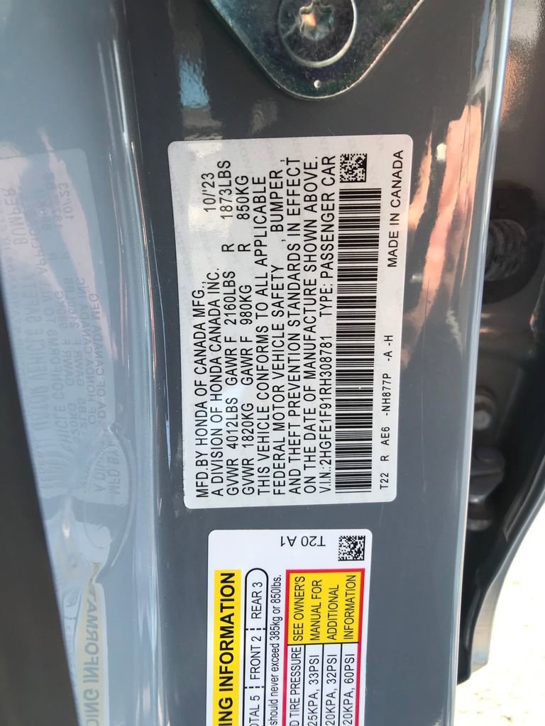 Certified 2024 Honda Civic Touring image 16