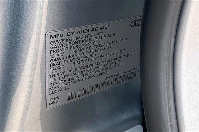 Used 2023 Audi Q8 Prestige w/ Prestige Package AWD/4WD image 35
