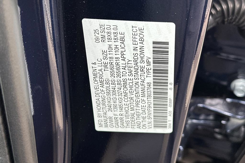 New 2026 Honda Passport RTL image 34