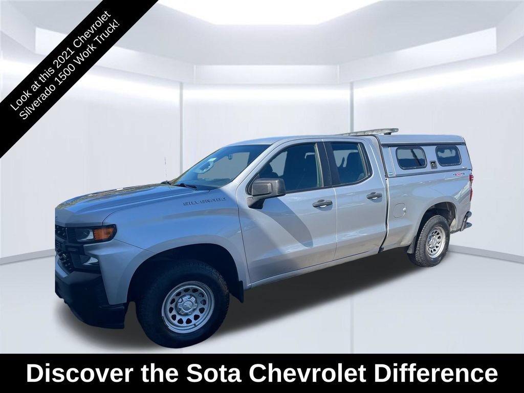 Used 2021 Chevrolet Silverado 1500 W/T w/ WT Fleet Convenience Package AWD/4WD 360° Tour
