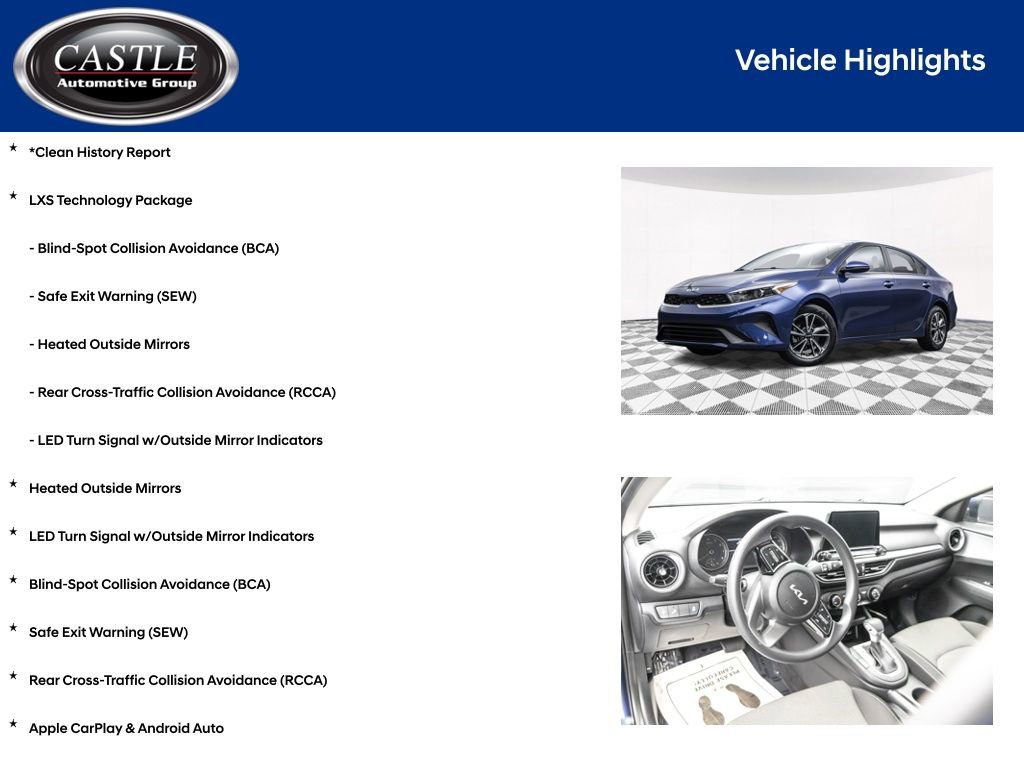 Used 2022 Kia Forte LXS w/ LXS Technology Package image 4