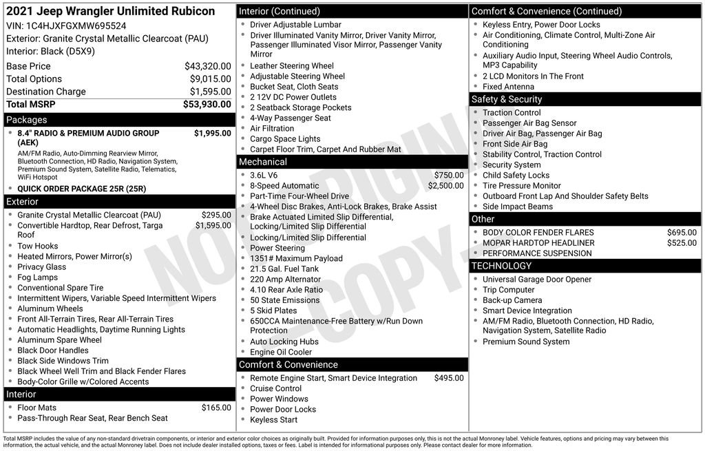 Used 2021 Jeep Wrangler Unlimited Rubicon image 5