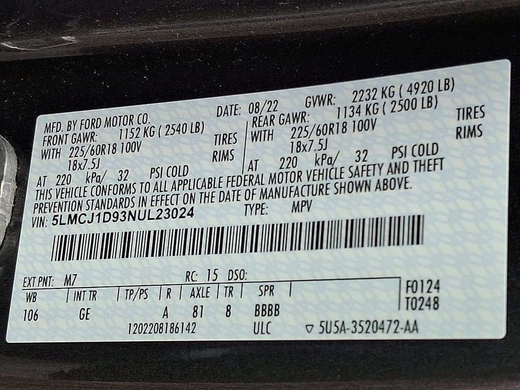 Used 2022 Lincoln Corsair AWD w/ Equipment Group 101A image 27