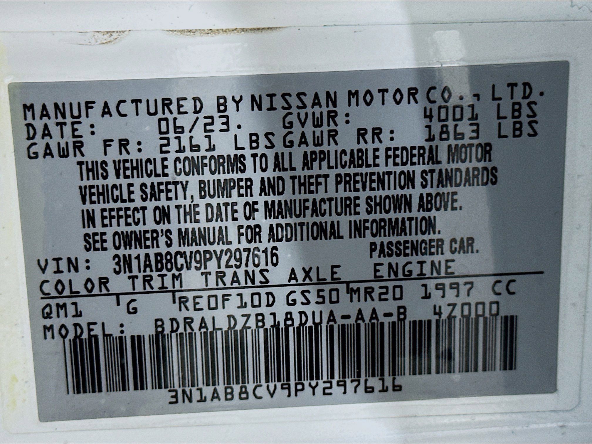 Used 2023 Nissan Sentra SV image 12