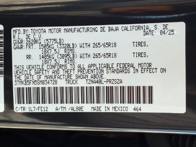 Used 2025 Toyota Tacoma TRD Sport RWD image 24
