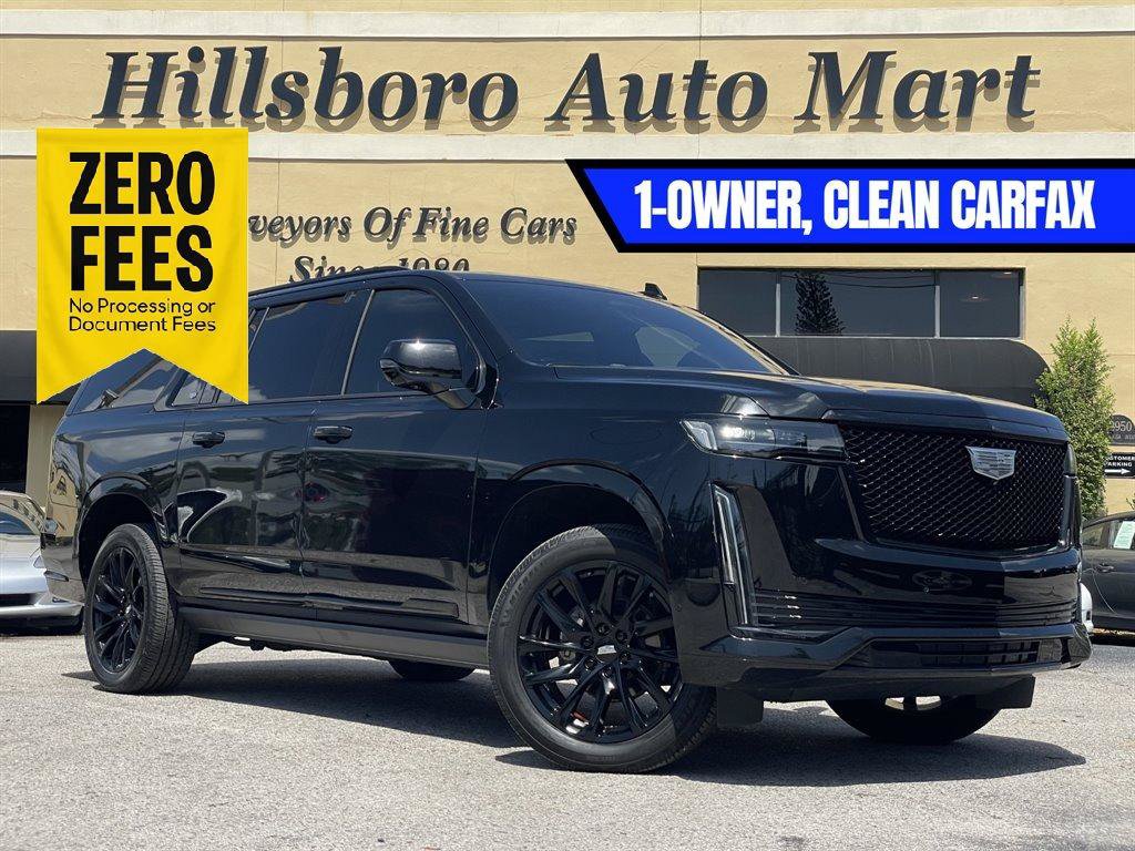 Used 2021 Cadillac Escalade ESV Sport w/ Driver Assist Tech Package AWD/4WD image 1