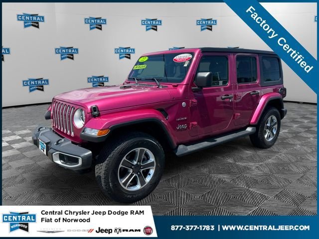 Used 2022 Jeep Wrangler Unlimited Sahara w/ Cold Weather Group AWD/4WD image 1