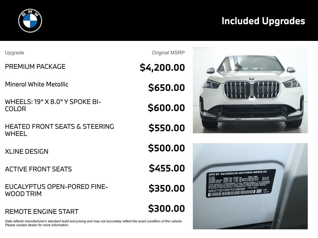 Certified 2023 BMW X1 xDrive28i w/ Premium Package AWD/4WD image 4