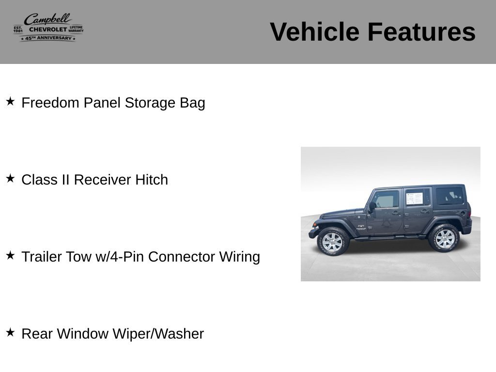 Used 2017 Jeep Wrangler Unlimited Sahara w/ Dual Top Group AWD/4WD image 21