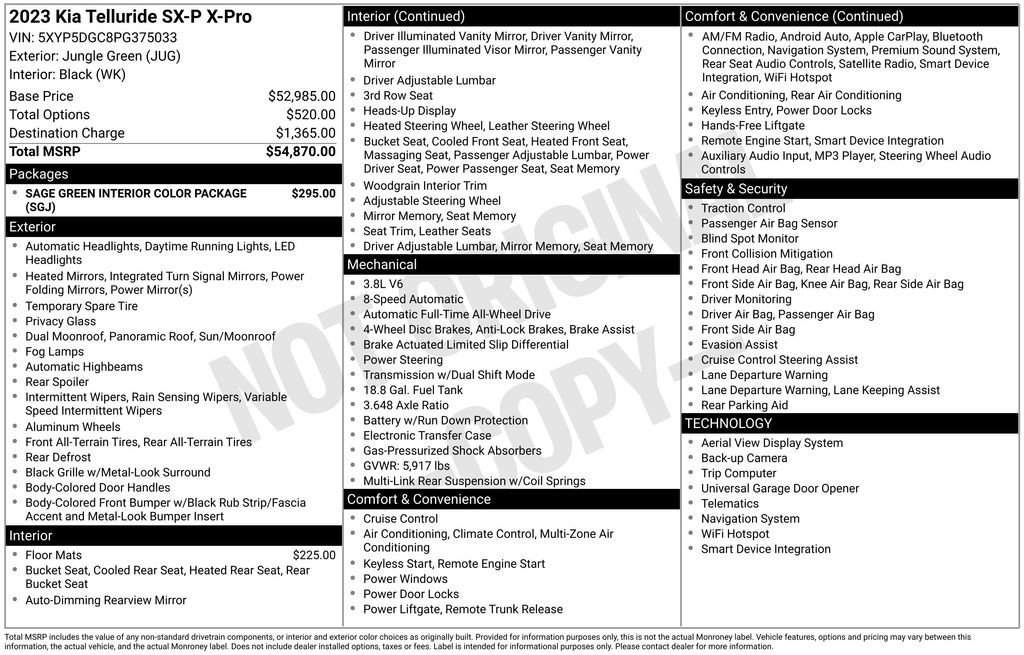 Used 2023 Kia Telluride SX Prestige X-Pro image 20