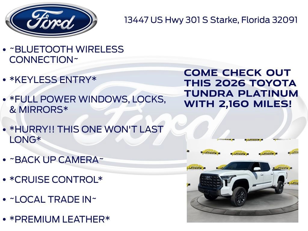 Used 2026 Toyota Tundra Platinum AWD/4WD image 10