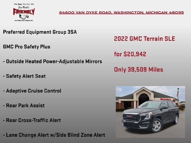 Used 2022 GMC Terrain SLE w/ Driver Convenience Package AWD/4WD image 5