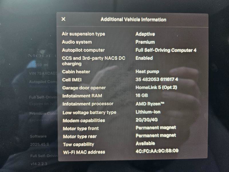 Used 2023 Tesla Model X AWD/4WD image 3