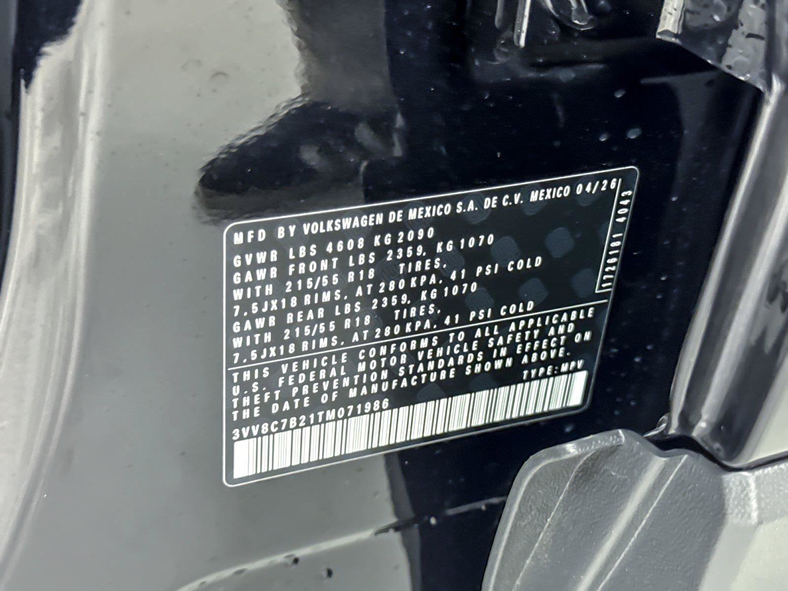 New 2026 Volkswagen Taos S AWD/4WD image 27