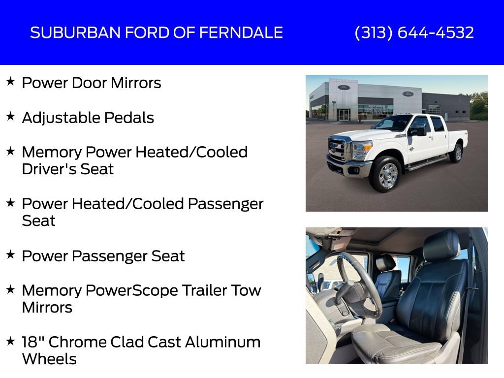 Used 2013 Ford F350 Lariat w/ Lariat Ultimate Pkg AWD/4WD image 25