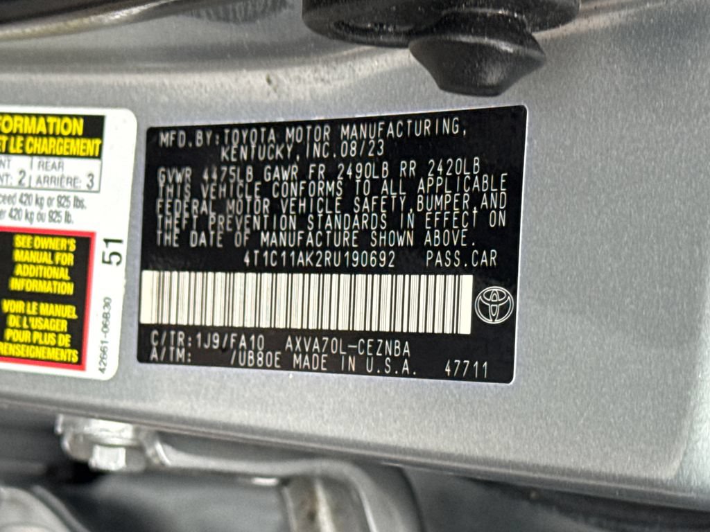 Used 2024 Toyota Camry LE FWD image 43